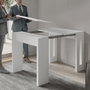 Hanah Home Mesa Consola Extensible Blanca